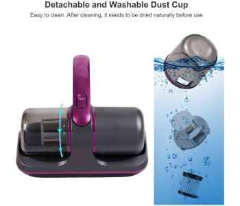 Portable Vacuum Mite Remover Handheld Dust Mite Cleaner With Sterilization Dehumidification And Pet Hair Suction in UAE