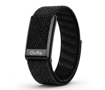 OVFLE ZONIX WP-1 Black Fabric Smart Bracelet WP-1, One Size in UAE