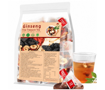 Ginseng Five Treasure Tea Natural Caffeine-Free Vitality Blend 150g (5g X 30 Packs) in UAE