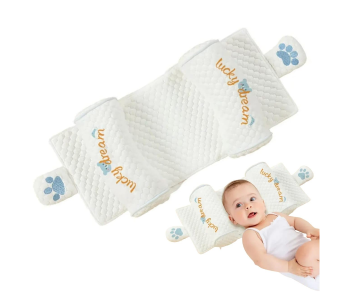 Soft Hypoallergenic Head & Neck Support Pillow, Cotton Breathable Shaping Pillow For Small Boys And Girls, Baby Pillows For Sleeping, Machine Washable, Adjustable, New Born Head Shaping in UAE