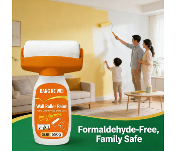 Wall Repair Roller Paint (650g) | Crack & Hole Repair Paste With Roller | Instant Wall Fix For Peeling, Stains & Damaged Walls | Water-Based Easy DIY Paint Tool For Home in UAE