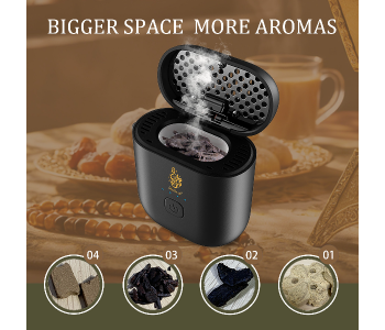 Mini Portable Incese Bakhoor Burner Arabian Mubkhar Burner Censer Electric Oud Incense Bakhoor in UAE