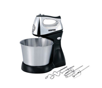 Geepas GHM5461 Turbo Hand Mixer With Stainless Steel Bowl in KSA