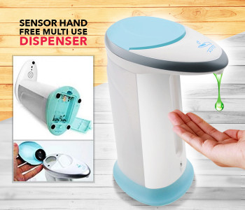 Sensor Hand Free Multi Use Dispenser DS896 White And Blue in UAE