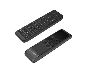 Promate Sirikeyboard Compact Wireless Mini Keyboard For Apple TV, Black in UAE