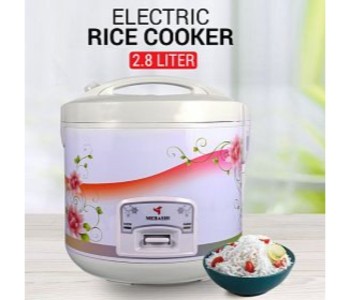 Mebashi ME-RC728 2.8 Liter Electric Rice Cooker 1000 W White in UAE