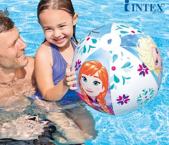 Express Delivery - Intex ZX-58021 51CM Frozen Beach Ball - ID 17148