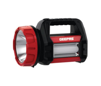 Geepas GSL7822 10 Watt Rechargeable Search Light With LED - Red & Black in UAE