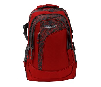 Para John PJSB6036A20 20-inch School Backpack - Red in KSA