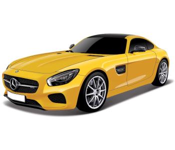Express Delivery - Maisto Tech 81089 RC 1:24 Mercedes Benz AMG GTE (without Batteries) Yellow - ID 3784