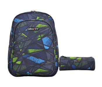 Gravity GRBO071101 17-inch Broken Backpack, Green in OMAN