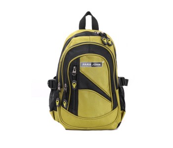 Express Delivery - Para John PJSB6005A16 16-inch Nylon School Bag, Green - ID 14519