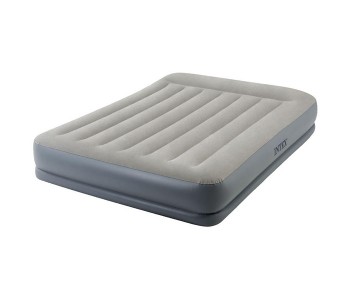 Intex ZX-64118 152 X 203 X 30CM Inflatable Mid-Raise Pillow Rest Queen With Integrated Electric Pump in OMAN