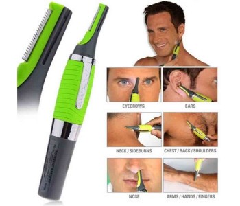 Express Delivery - MT040 Microtouch Trimmer for Men Green - ID 13456