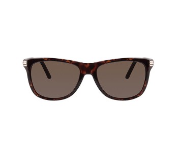 Mont Blanc MB 502S 52E Round Dark Havana Frame & Black Mirrored Sunglasses For Men in OMAN