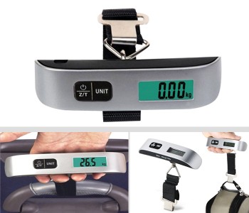 Electronic Luggage Scale Silver, Capacity 50 Kg in UAE