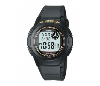 Casio F-200W-9ADF Mens Digital Watch Black in OMAN