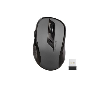 Promate Clix-7 2.4GHz Wireless Ergonomic Optical Mouse, Black in KSA