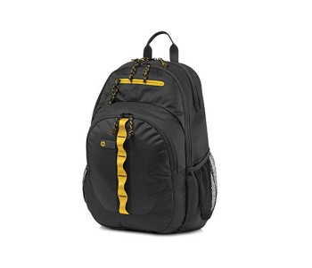 HP F3W17AA 15.6-inch Sport Laptop Backpack - Black & Yellow in UAE