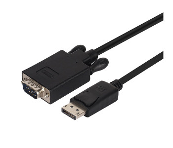 Express Delivery - Unitek Y-5118F 1.8M DisplayPort to VGA Male Cable - Black - ID 30072