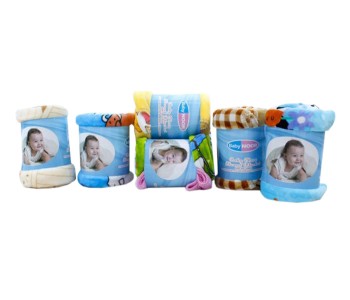 Para John BNBL7018 100x140 Flanel Baby Blanket Multicolor in UAE