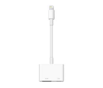 Express Delivery - Apple Lightning Digital AV HDMI Adapter - White - ID 24966