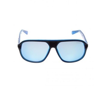 Guess GU 6836 01X Square Blue Frame & Blue Mirrored Sunglasses For Unisex in OMAN