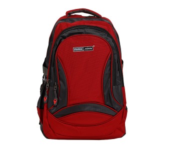 Para John PJSB6009A24 24-inch School Backpack - Red in UAE