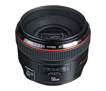 Canon EF 50mm F/1.2L USM Standard Lens - Black in UAE
