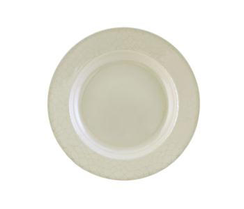 Express Delivery - Royalford RF4490 10-inch Melamine Ware Deep Plate - White Pearl - ID 2482