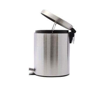 Express Delivery - Royalford RF5125 5 Litre Stainless Steel Pedal Bin - ID 428