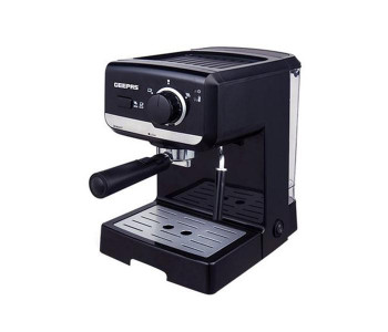 Geepas GCM6108 1.25 Litre Cappuccino Maker - Black in UAE