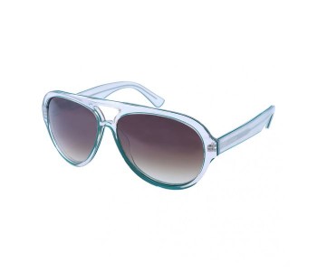 Dsquared2 DQ0182 26G Aviator Transparent Green Frame & Brown Gradient Mirrored Sunglasses For Men in OMAN