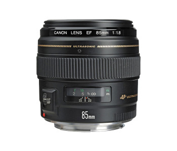 Canon EF 85mm F/1.8 USM Short-Telephoto Lens For DSLR Camera - Black in UAE