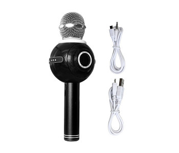 Express Delivery - WSIER WS-878 Handheld Wireless Bluetooth Microphone with Speaker - ID 24535