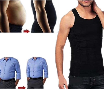 Slim N Lift Slimming Shirt For Men Black Large in KSA