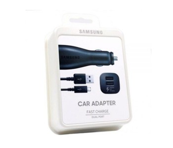 Samsung 15W Original Fast Charger Dual Car Adapter With Micro USB Cable in OMAN