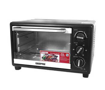 Geepas GO4464 21Litre Electric Oven With Rotisserie - Black in UAE