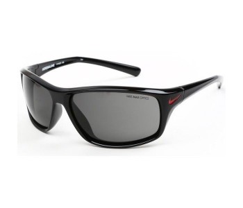 Nike EVO605 001 Rectangular Black Frame & Grey Lens Mirrored Sunglasses For Unisex in OMAN
