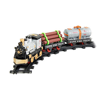 Classic Train Play Set Toy - 19 Pieces in KSA