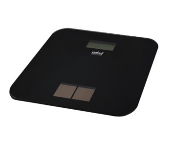 Express Delivery - Sanford SF1520SEBS Solar Electronic Bathroom Scale - Black - ID 15841