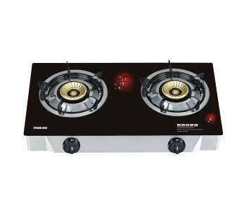 Nikai NG7092GSFN Double Gas Burner Black And Silver in OMAN