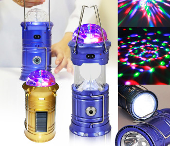 Multifunctional Color LED Camping Lamp With Solar in KSA