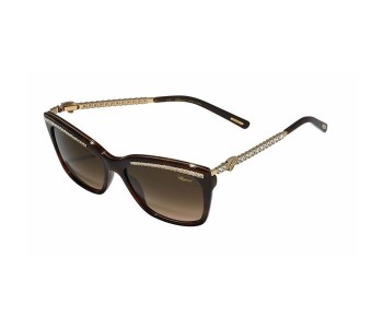 Chopard SCH211S 09XK Wayfarer Brown Frame & Brown Gradient Mirrored Sunglasses For Women in OMAN