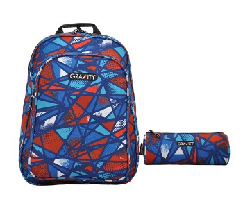 Gravity GRBN071101 17-inch Broken Backpack, Red in OMAN