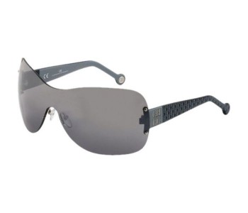 Carolina Herrera SHE018579X Round Black Frame & Gradent Black Mirrored Sunglasses For Women in OMAN