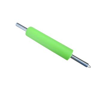 Royalford RF8325 Slicon Cover Rolling Pin With Stainless Steel Handle - Green & Silver in UAE