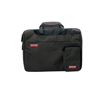 Promate Desire-L 15.4 Inch Elegant Classic Design Messenger Bag - Black in KSA