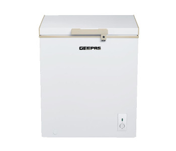 Geepas GCF1706WAH 170 Litre Chest Freezer With Food Basket - White in UAE