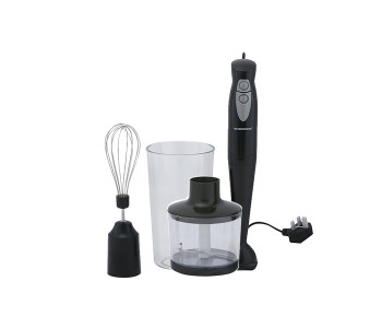 Olsenmark OMHB2286 Hand Blender With Chopper - Black & Clear in KSA